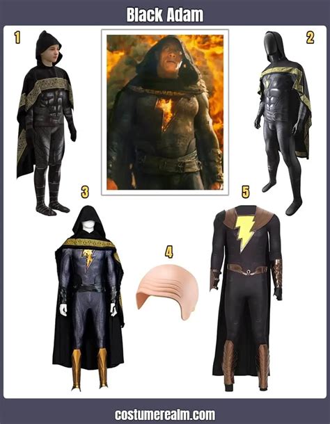 How To Dress Like Dress Like Black Adam Guide For Cosplay & Halloween