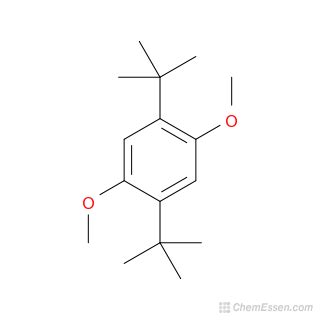 1,4-di-tert-Butyl-2,5-dimethoxybenzene Structure - C16H26O2 - Over 100 ...