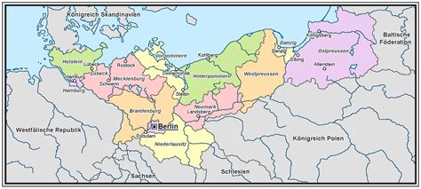 Political map of the Prussian Republic (Crown of Kalmar Timeline) : r ...