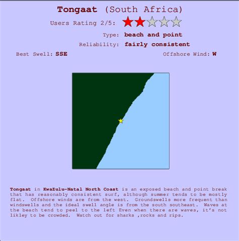 Tongaat Surf Forecast and Surf Reports (KZN North, South Africa)