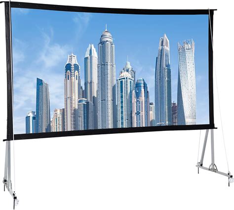 Amazon.com: Amazon Basics Outdoor Projector Screen with Stand - 16:9 ...