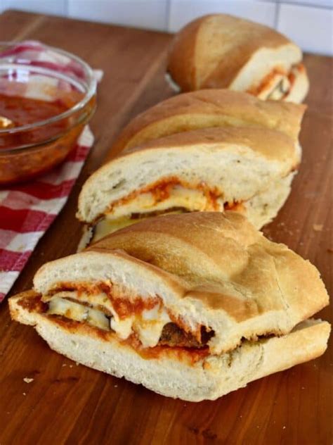 Eggplant Parmesan Sandwich - This Italian Kitchen