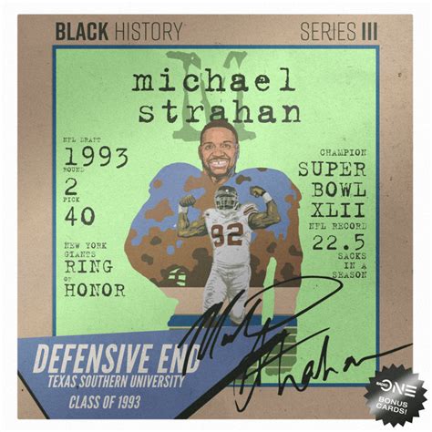 Black History Month HBCU Athlete Spotlight: Michael Strahan, Texas Southern University - Praise ...