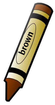 Brown Crayon Cartoon