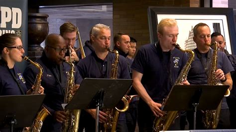 NYPD Jazz Band Lets Officers Show Off Their Musical Chops