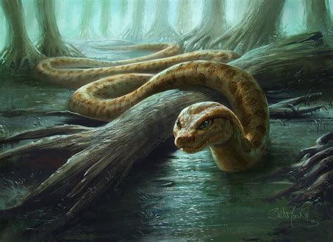 Anaconda (Sucuri) by SulaMoon | Snake art, Mythical creatures fantasy ...