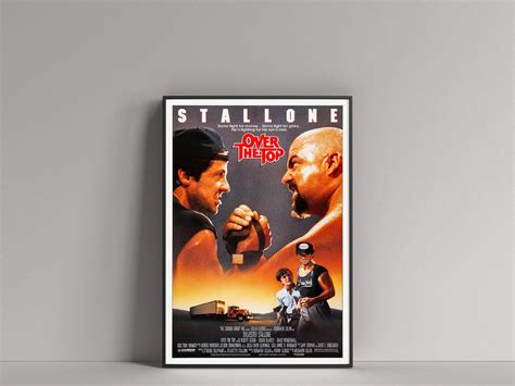 Over The Top (1987) Movie Film POSTER (Sylvester Stallone, Robert Loggia)