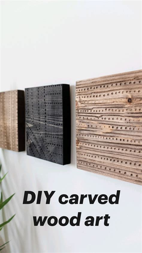 DIY carved wood art | Diy wall art, Wood wall art diy, Diy wall decor