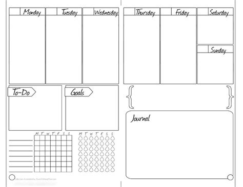 Downloadable Free Bullet Journal Printables - FREE PRINTABLE TEMPLATES