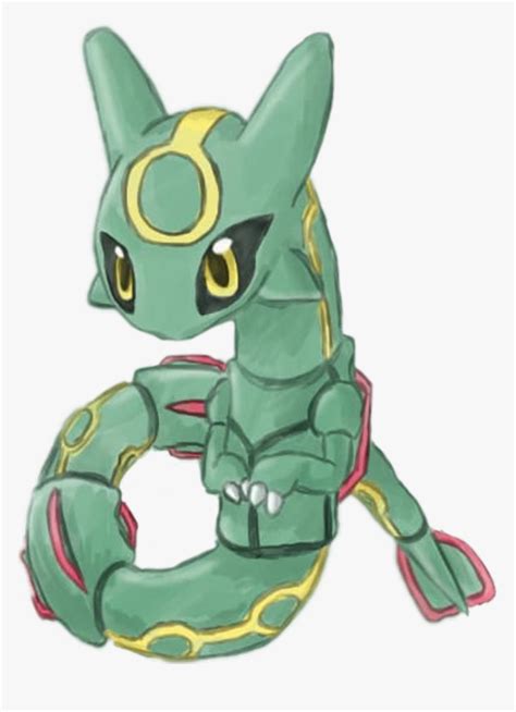 Baby Rayquaza , Png Download - Dibujos De Pokemon Rayquaza, Transparent ...