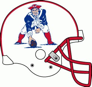 Top 10 Most Popular NFL Helmets: #10- New England Patriots helmet 1991-1992