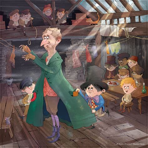 Oliver Twist by Stephen StoneConcept illustrations for classic Dickens ...