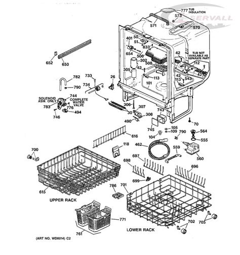 Kitchenaid Dishwasher Parts List Diagrams