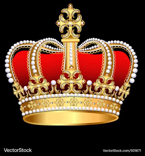 Royal crown Royalty Free Vector Image - VectorStock