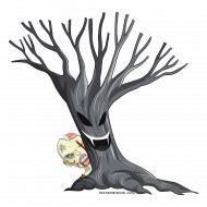 Halloween Scary Monsters Tree png download | Free Transparent Halloween ...