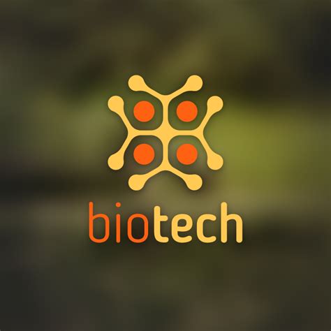 Biotech - Abstract cell free logo download - Roven Logos