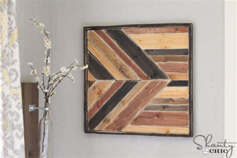 DIY Wall Art ~ Pallet Design - Shanty 2 Chic