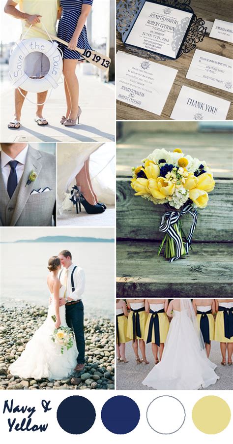 Ten Most Gorgeous Navy Blue Wedding Color Palette Ideas For 2016 ...