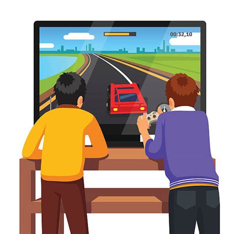 Playing Video Games Illustrations, Royalty-Free Vector Graphics & Clip ...