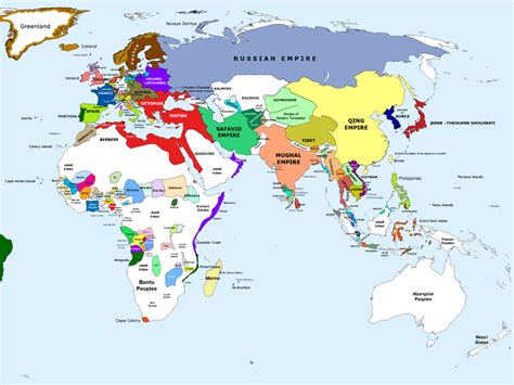 Map Of World Every Year