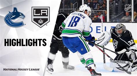 NHL Highlights | Canucks @ Kings 10/30/19 - YouTube