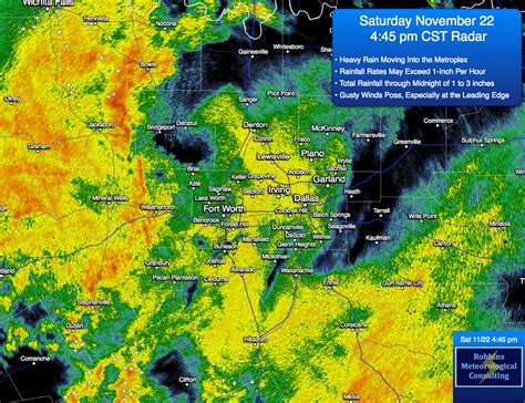 DFW: Thunderstorms with Locally Heavy Rain Today (11/22/14) – iWeatherNet