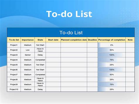 EXCEL of Simple To-do List.xlsx | WPS Free Templates