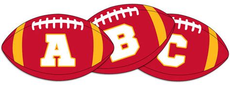 Kansas City Chiefs-Inspired Football Alphabet