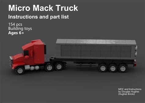 Instructions to Build a Micro Mack Truck - BrickNerd - All things LEGO ...