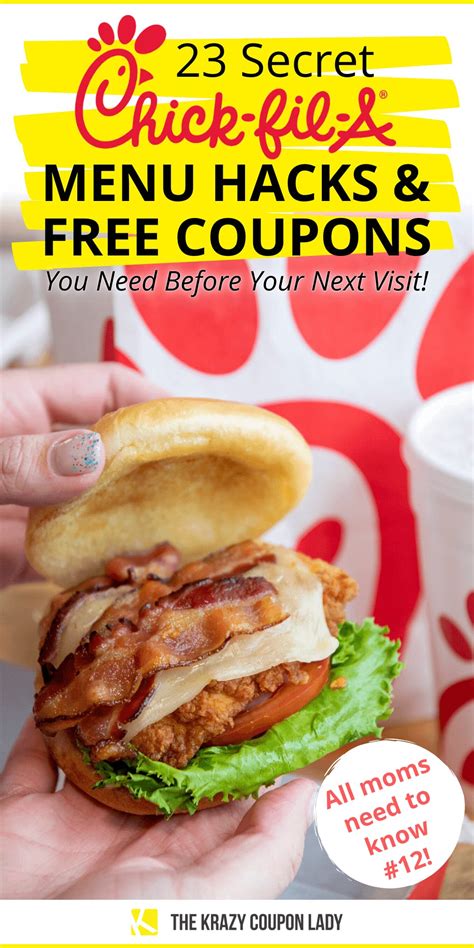 23 Chick-fil-A Free Coupons and Secret Menu Hacks for Mor Chickin - The Krazy Coupon Lady