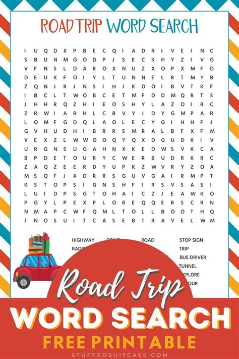 Printable Road Trip Games For Kids