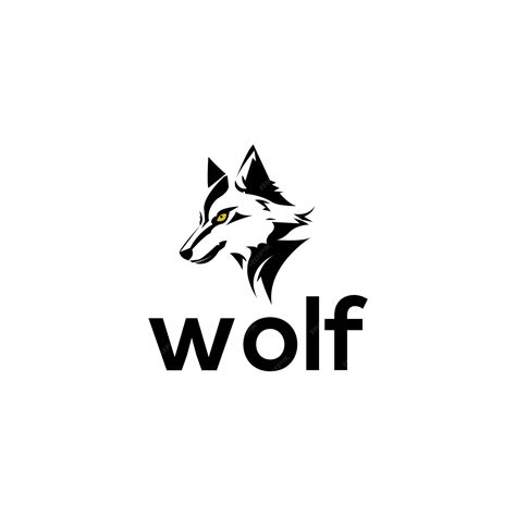 Premium Vector | Minimalist wolf logo design wolf icon wolf vector ...