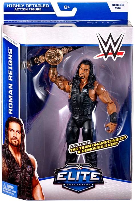 WWE Wrestling Elite Series 33 Roman Reigns 6 Action Figure Tag Team ...