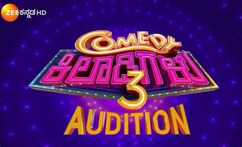 Zee Kannada Comedy Khiladigalu season 3 2019 Audition and Registration