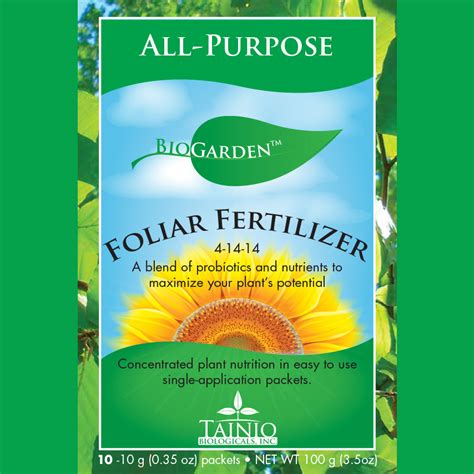 BioGarden – Home Garden Foliar Fertilizer – TAINIO Biologicals, Inc.