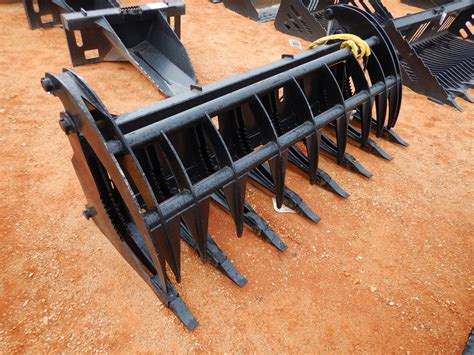 84" GRAPPLE RAKE Skid Steer Attachment