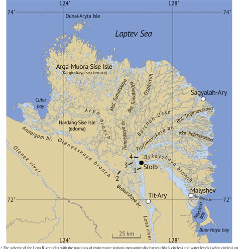 Lena River Map