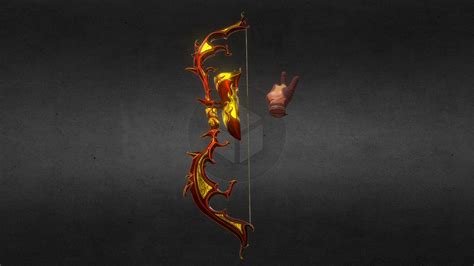 Flame Bow - 3D model by Piotr Pisiak (@piopis) [c7cc85b] - Sketchfab