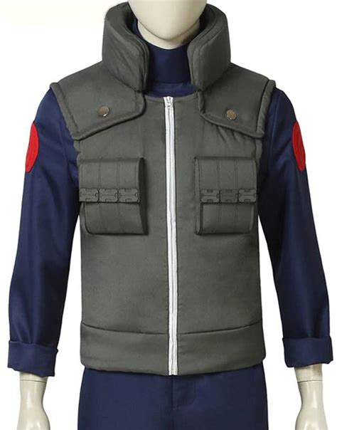 Naruto Kakashi Hatake Vest | Tv-Series Green Vest | 45% OFF! | ujackets.