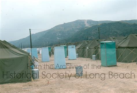 Setup at Camp Pendleton 1975 - Historical Society of Long Beach