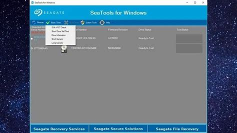 Safe download Seagate SeaTools for Windows 10