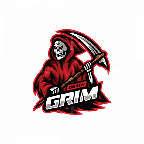 Grim Reaper Mascot Logo