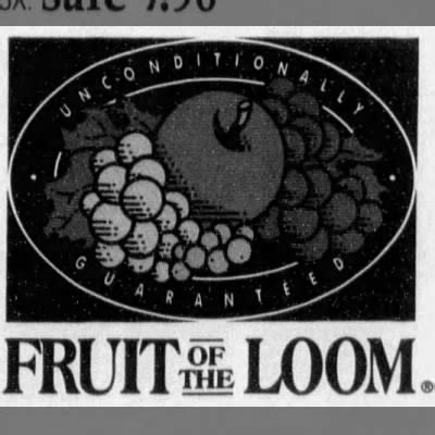 Fruit of the Loom Logo, 1996 - Newspapers.com™