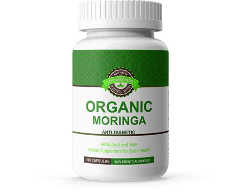 Moringa / Diabetes (80 cápsulas) – Ayurmedico