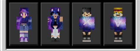 xDeckades' Galaxy Skin Pack | Minecraft Skin Packs