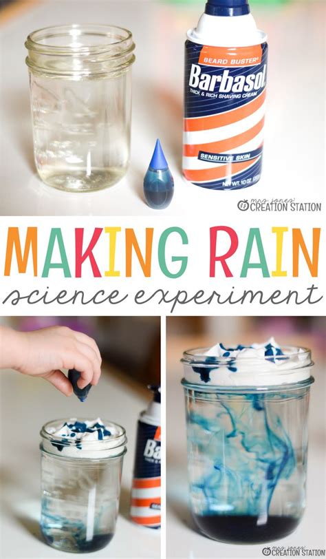 SIMPLE SCIENCE EXPERIMENT: LET'S MAKE RAIN - Mrs. Jones Creation ...