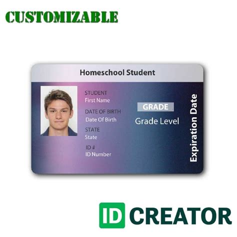 How To Create Professional Student Id Card In Ms Word 2013|Two Part Id Card Design Microsoft ...