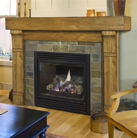 Mantels - G&B Energy | Pearl Mantels | Log Style Mantels