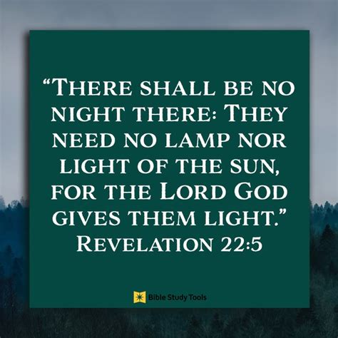 Need for Light (Revelation 22:5) - Your Daily Bible Verse - March 27