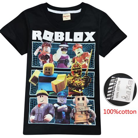 Chic New Kids Boys 3D Game ROBLOX Short Sleeve T-Shirts Tops 6-14 Years ...